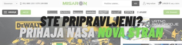 Dostava vašega orodja